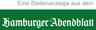 Stellenanzeigen aus Hamburger Abendblatt / Bergedorfer Zeitung / Hamburger Wochenblatt / Niendorfer Wochenblatt