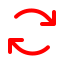 conversion red icon