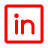 Linkedin Red Icon